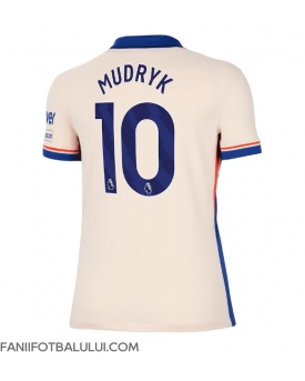 Chelsea Mykhailo Mudryk #10 Tricou Fotbal Replică 2024-25 Femei Deplasare